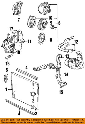 FORD OEM 95-98 Windstar Condenser, Compressor Lines-Accumulator F78Z19C836AA FORD OEM 95-98 Windstar Condenser, Compressor Lines-Accumulator F78Z19C836AA