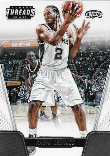 その他 2016-17 select Kawhi Leonard silver Kawhi Leonard Threads 16-17 #137 San Antonio Spurs Toronto