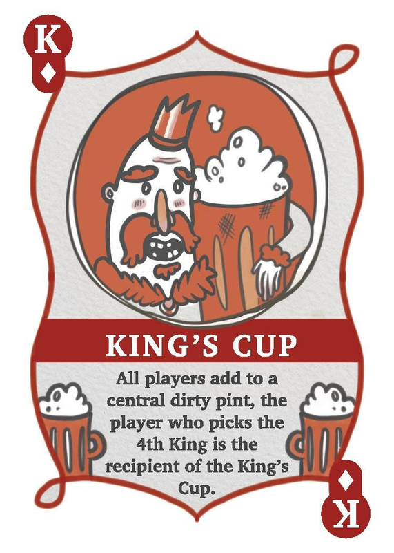 Ring Of Fire Cards The Classic Drinking Game With All Rules Illustrated On Ebay
