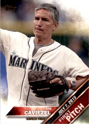 2016 Topps First Pitch Jim Caviezel #FP-16
