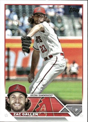 412 Zac Gallen Arizona Diamondbacks 2023 Topps Gold Star
