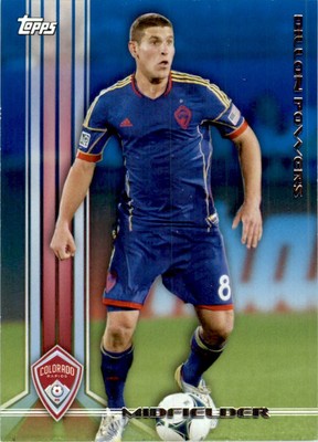 2013 Topps MLS Blue #21 Dillon Powers /50