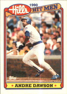 1990 Topps Hills Hit Men Baseball Card #15 Andre Dawson