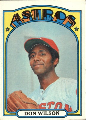 1972 Topps Baseball Card #20 Don Wilson - EX-MT