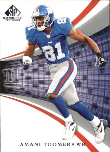 2004 SP Game Used Edition Amani Toomer #64
