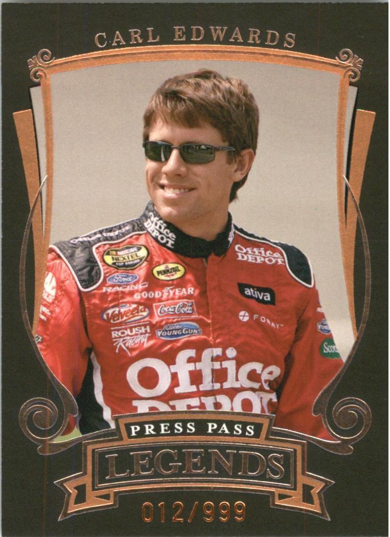 2006 Press Pass Legends - Carl Edwards #Z44