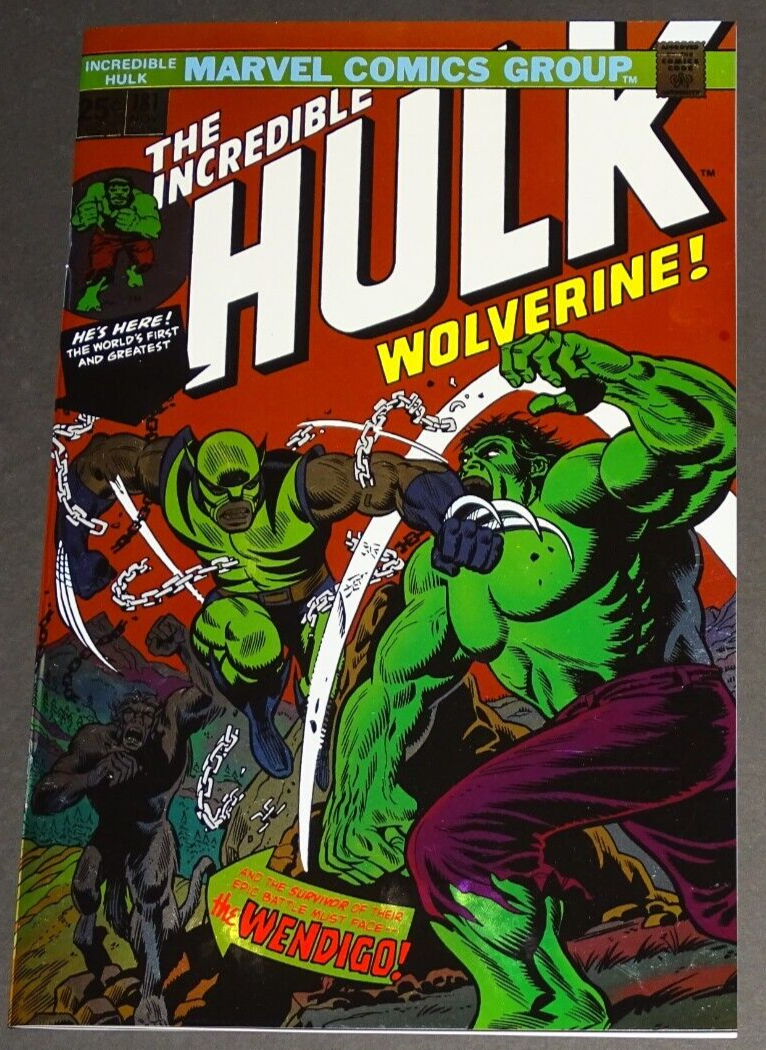THE INCREDIBLE HULK #181 FOIL EDITION LIMITED TO 1000. .1st