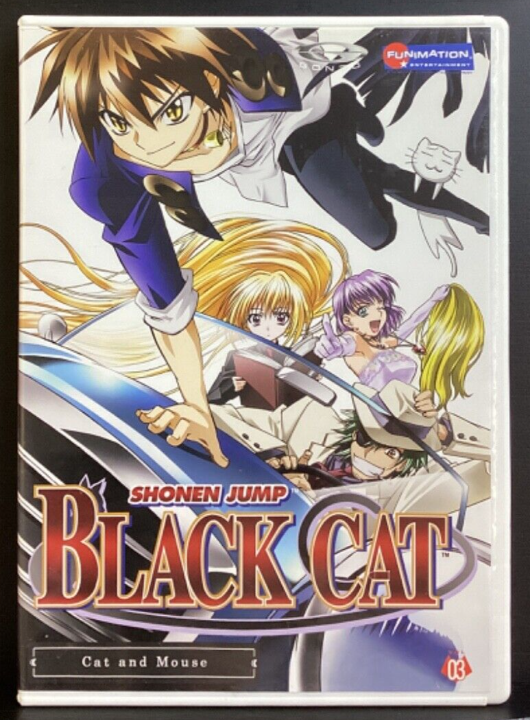 Black Cat - Vol. 3: Cat and Mouse (DVD, 2007) Shonen Jump Anime! Black Cat - Vol. 3: Cat and Mouse (DVD, 2007) Shonen Jump Anime!