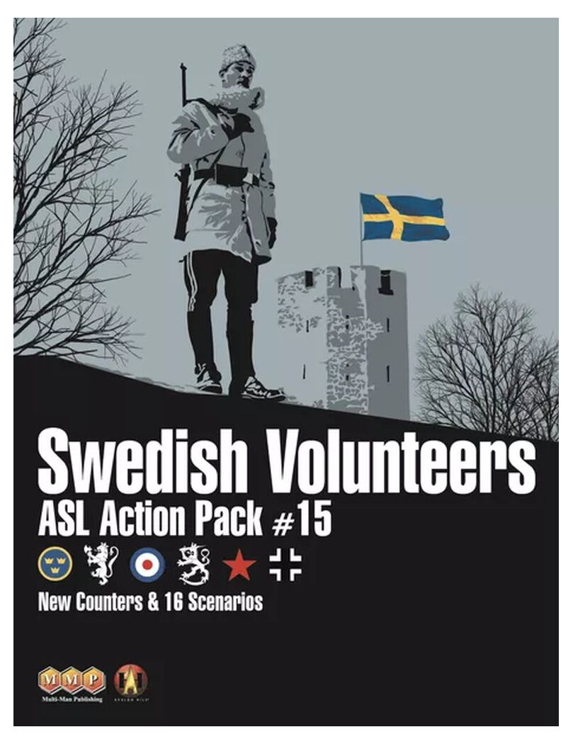 ASL Action Pack # 15 Шведских волонтеров MMP Mint Новый в термоусадочной упаковке, Быстрая доставка