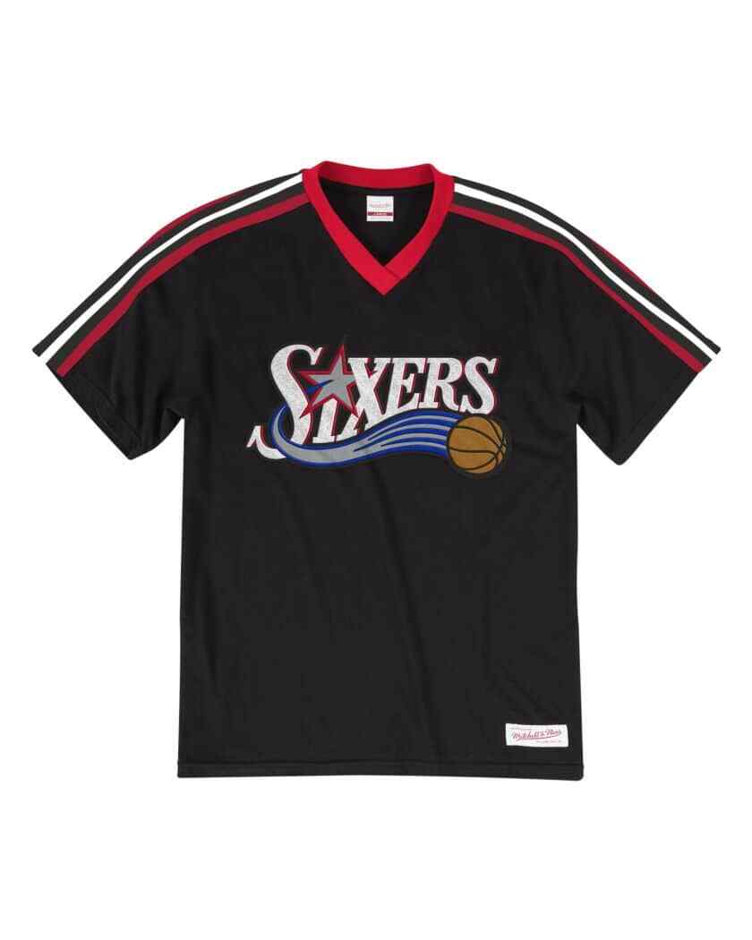 mitchell and ness 76ers shirt