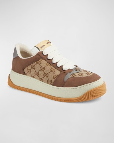 スニーカー Gucci Ivory Canvas Sneakers $_12.JPG?set_id=880000500F