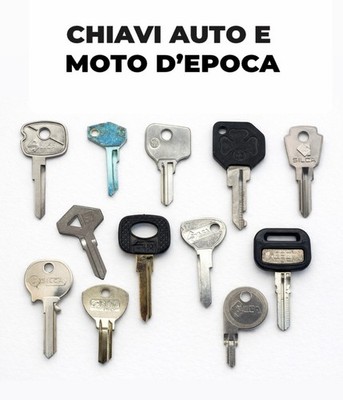 Chiave SILCA originale vintage AUTO e MOTO d’epoca Fiat Alfa Romeo Lancia Opel