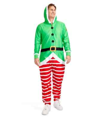 TIPSY ELVES ELF CHRISTMAS JUMPSUIT Men's Size XXL   BUDDY THE ELF   NEW!!