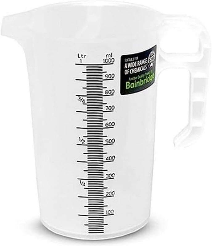 Fluid and Chemical Measuring Jug, 1 Litre Capacity