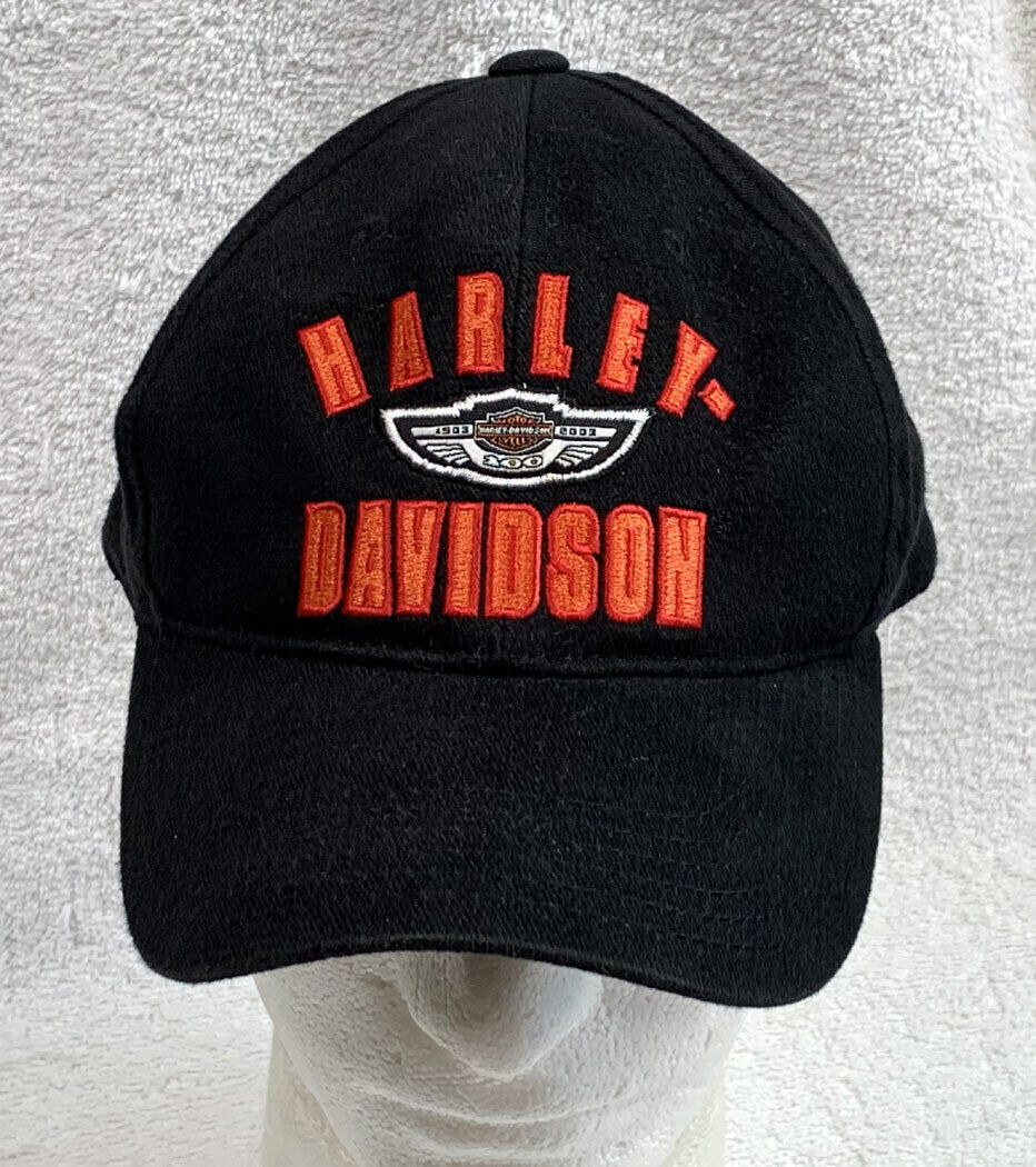Harley Davidson Motorcycle Embroidered Baseball Childs Hat Youth Adjustable 