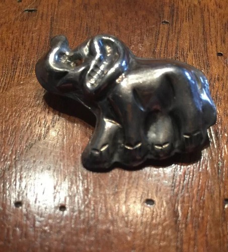 Sterling Silver Truck Up ELEPHANT Pin Mexico