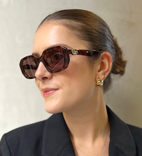 GUCCI GUCCI GG1535S-002 HAVANA SUNGLASSES