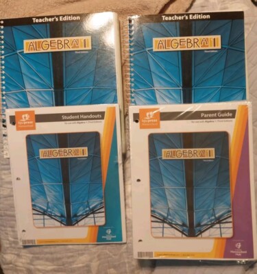 BJU Press Algebra 1 SET Teacher s Edition, Student Handouts, Parent Guide 3rd Ed