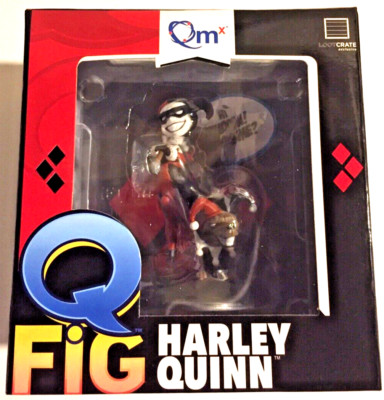 Q-Fig~ HARLEY QUINN ~2016~ LOOT CRATE EXCLUSIVE ~ QMX~ 4'' PVC Figure~Brand New!