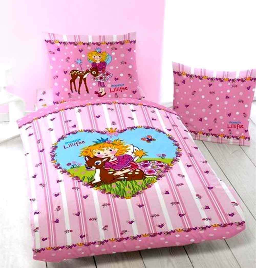 LINON KINDER BETTWÄSCHE PRINZESSIN LILLIFEE BAMBI NEU/OVP 100% BAUMWOLLE REHKITZ | eBay