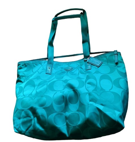 COACH GREEN BAG | eBay