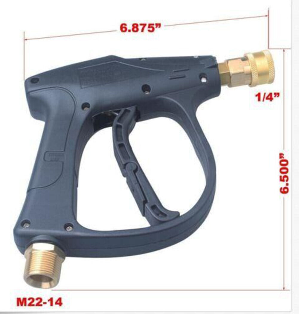 1/4" Snow Foam Washer Gun Car Wash Soap Lance Cannon Spray Pressure Jet Bottle