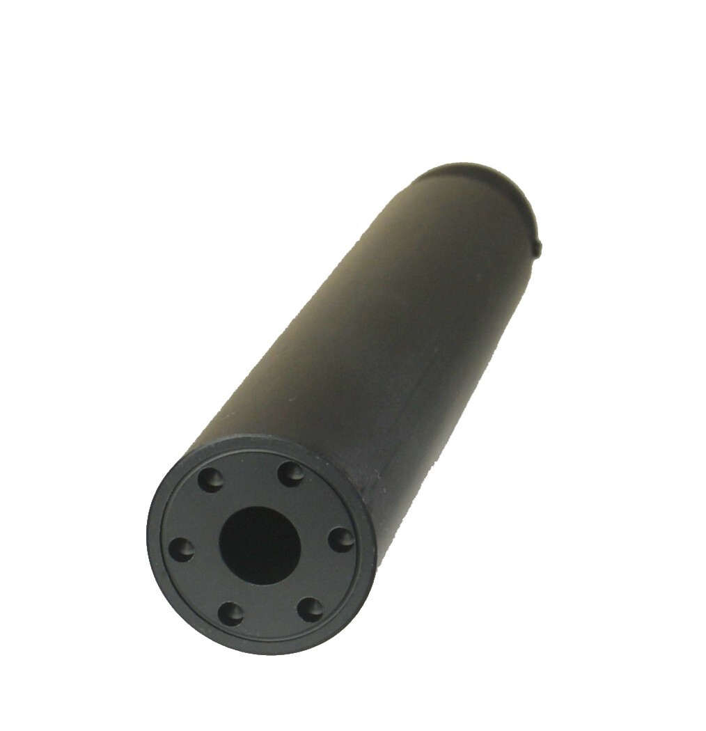 5/8x24 TPI Barrel Extension Compensator Solid Aluminum Tube