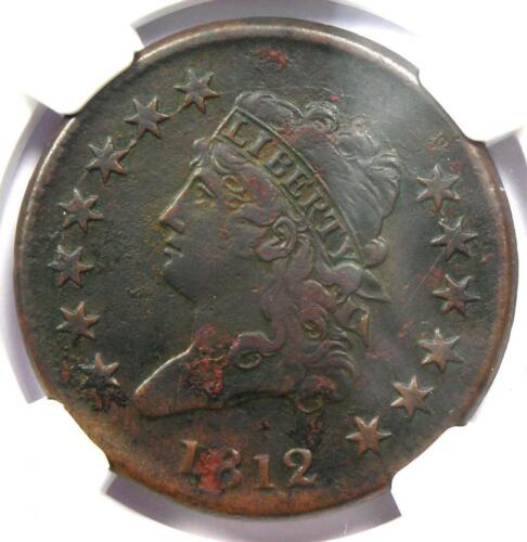 1812 Classic Liberty Head Large Cent 1C - NGC XF Detail - Rare Date Coin!