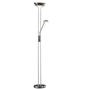 chrome uplighter floor lamp