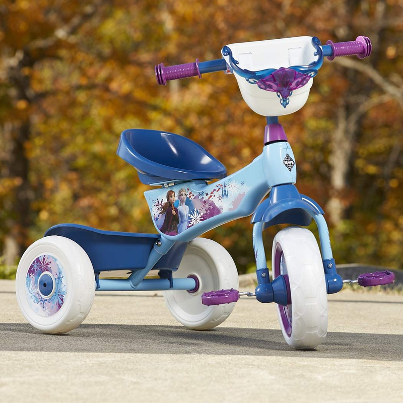 Frozen Balance Bike, Tricycle 3-Wheel Bike w/ Basket Christm