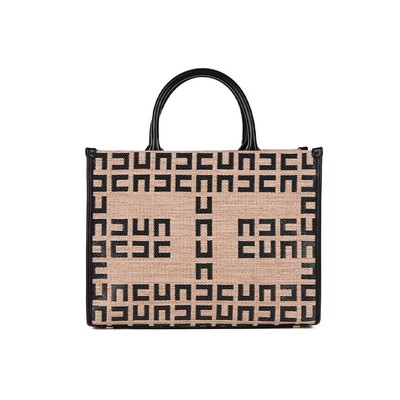 

Elisabetta Franchi Dove Grey Small Monogram Handbag Woman, BS26A31E2-468