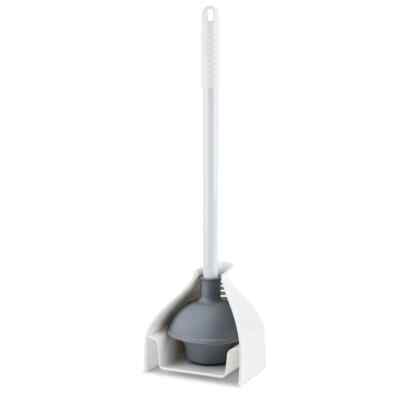 Libman Commercial 598 24'' Premium Toilet Plunger with Storage Caddy