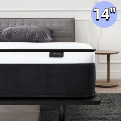14 INCH Mattress Twin Full Queen King Size Luxury Comfy InnerSpring Bed in a Box