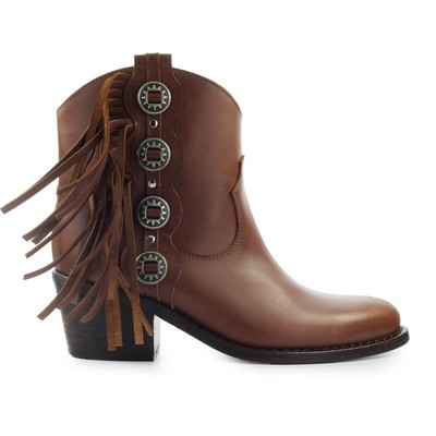 

Женские ботильоны Via Roma 15 Malibù Vintage Brown Texan, Leather, 3325