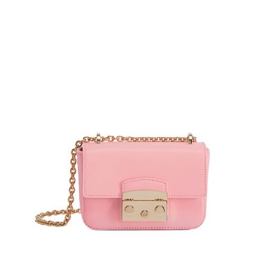 

Женская мини-сумка через плечо Furla Metropolis розового цвета, WB00828-AX0733-2005S