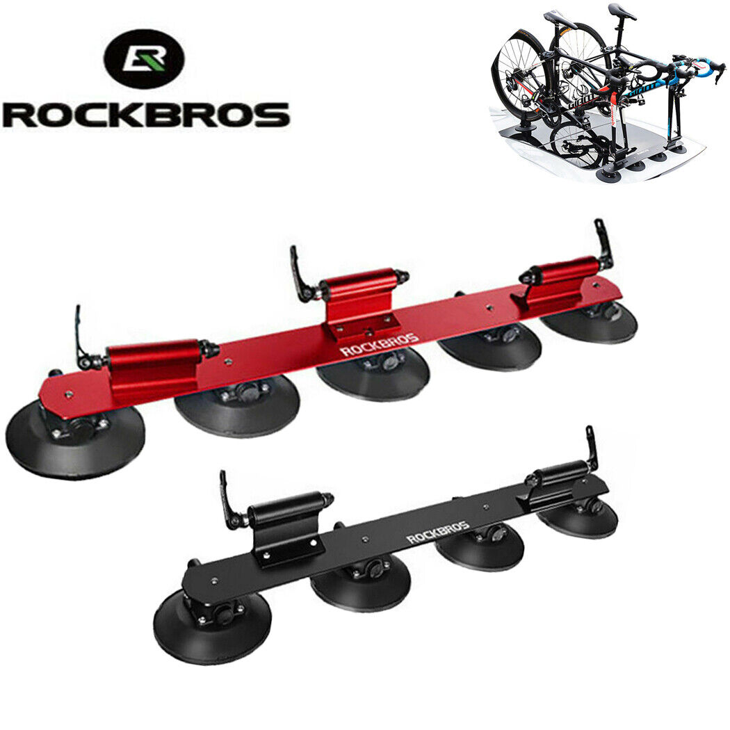 ROCKBROS Bike Rooftop Carrier Bike Rack Sucker Quick Release