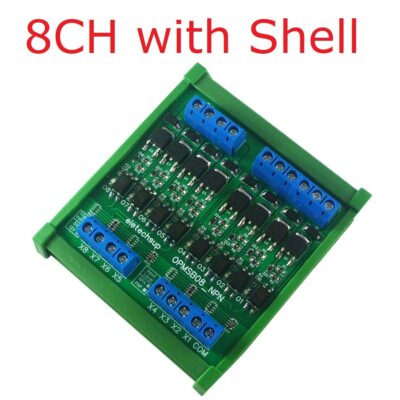 8CH DC 3.3V 5V 12V 24V Digital Logic Level Converter Inverter Optical Isolation
