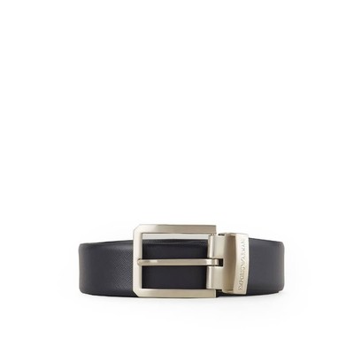 

Двусторонний ремень для мужчин Emporio Armani Blue Black, Черный
