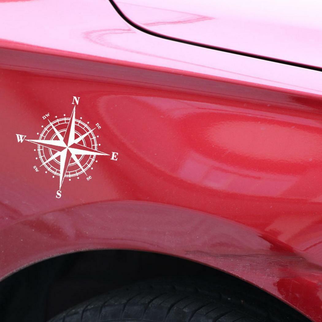 Creative Funny Car Decoration Waterproof Compass Reflective Car Sticker T9G1