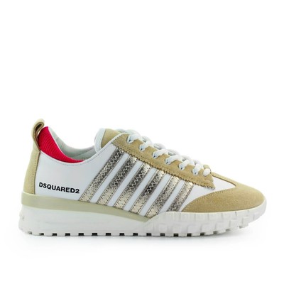 Dsquared2 Legend White Gold Sneaker Женщина