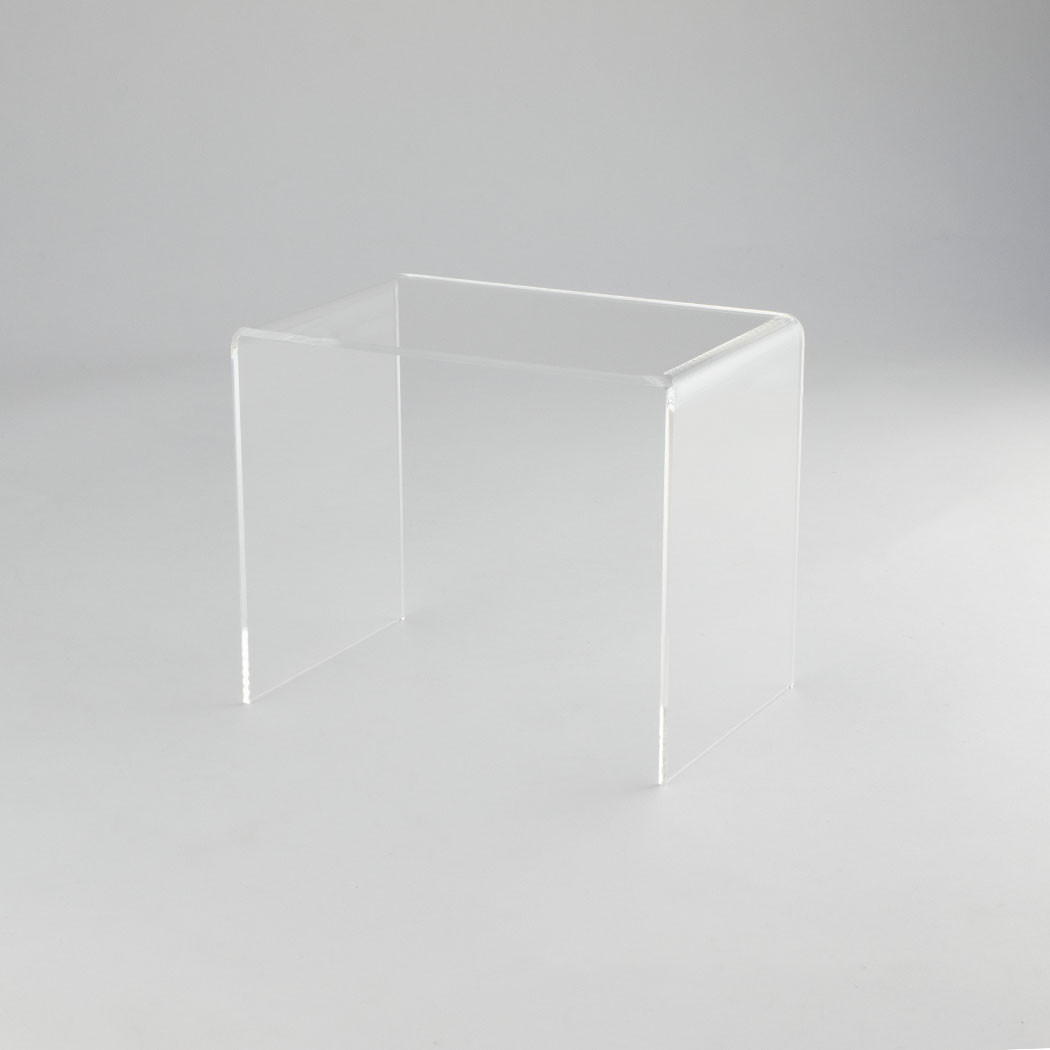Acrylic Display Riser Stand Retail Home Clear Black White