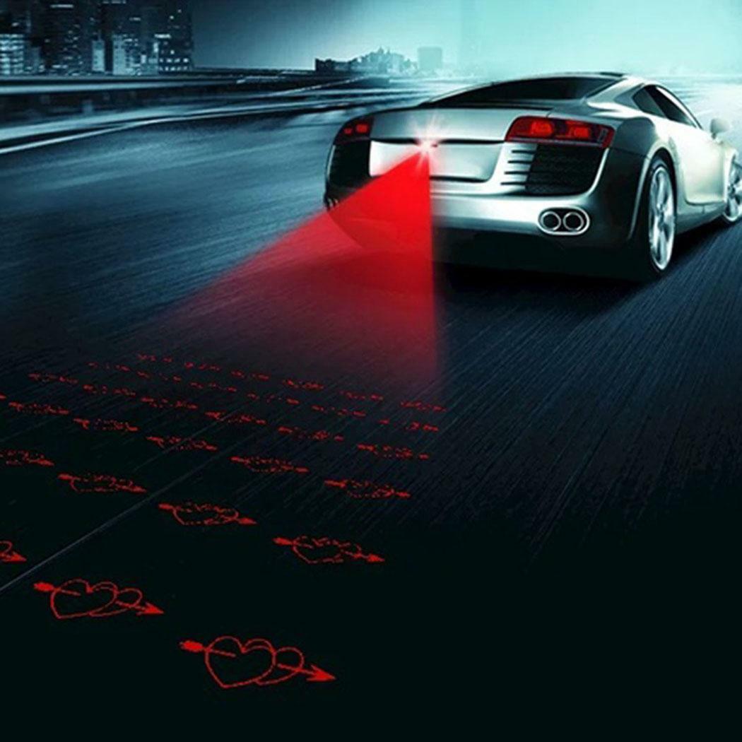 New Automobile Motorcycle Laser Lamp Haze Prevention Rear End Warning 9G67