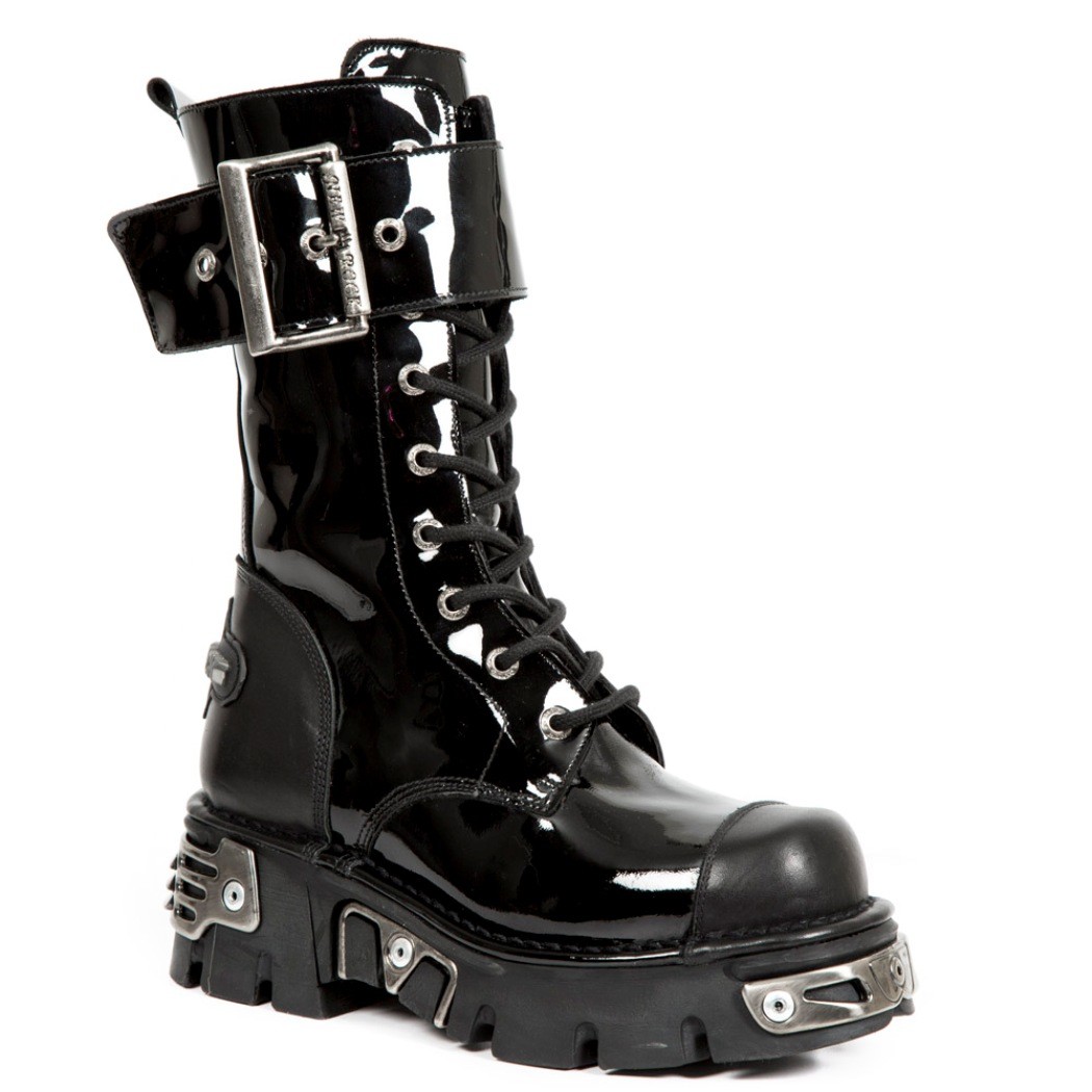 NEW ROCK NEWROCK M.312 S6 SCHWARZ - ROCK STIEFEL - UNISEX