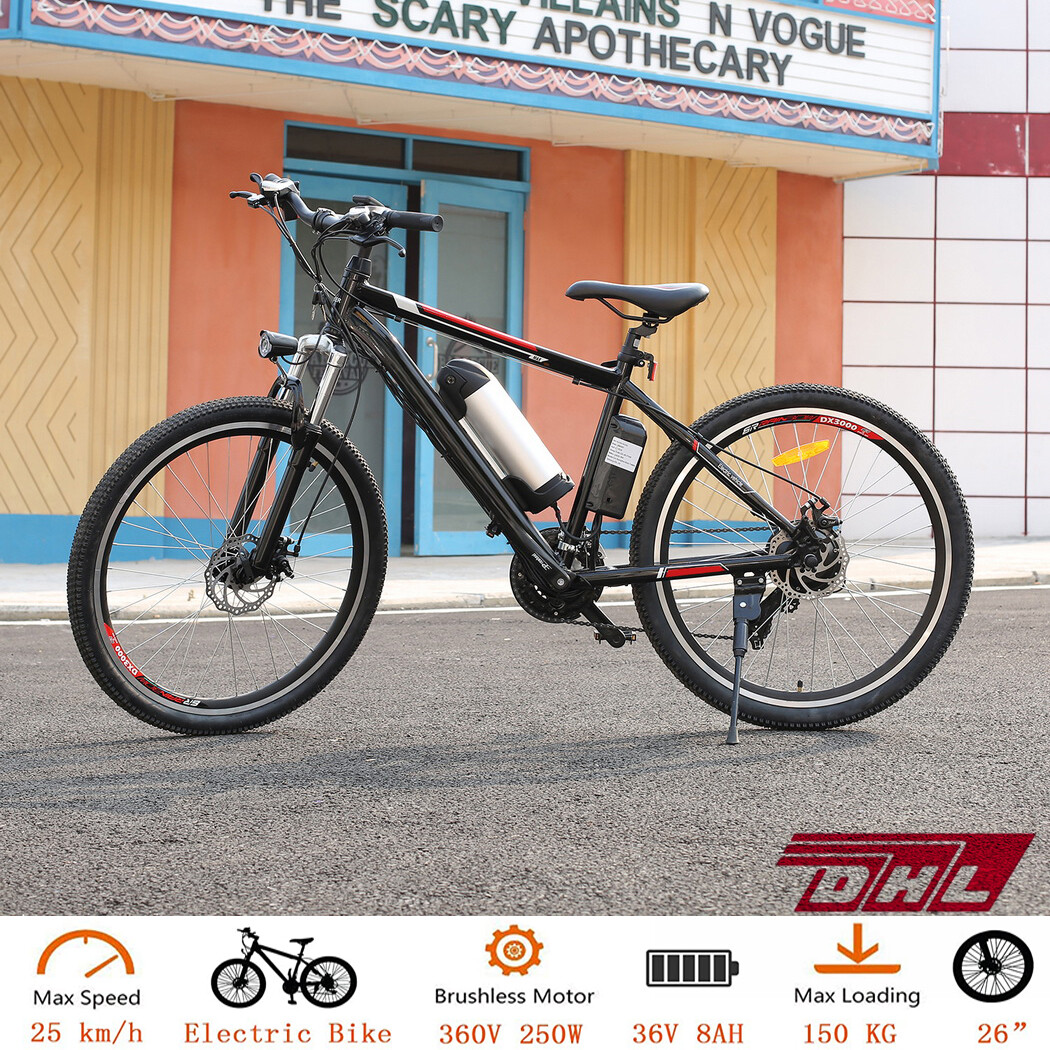  26 Elektrofahrrad EMountainbike Ebike 21Gäng Shimano Pedelec LIAKKU 250W DE
