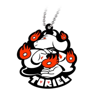 PSL UNDERTALE mini Rubber Keychain CRM#1 Toriel BANDAI Japan