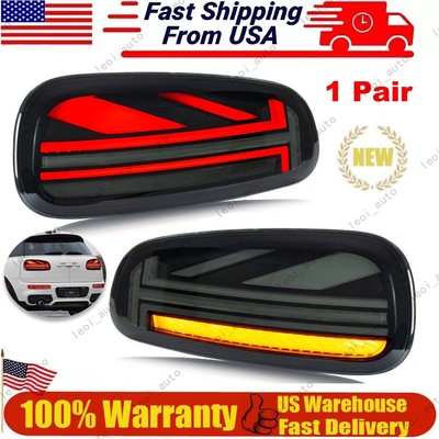 Pair LED Tail Lights Lamps For Mini Clubman F54 Cooper 2015-2020 W/Animation