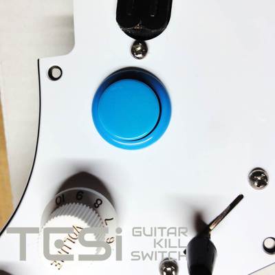 Tesi DITO Snap-in 24MM Momentary Arcade Button Guitar Kill Switch Light Blue