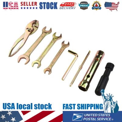 7Pcs Motorcycle Tool Kit With Storage Bag For Kawasaki For Suzuki Repair