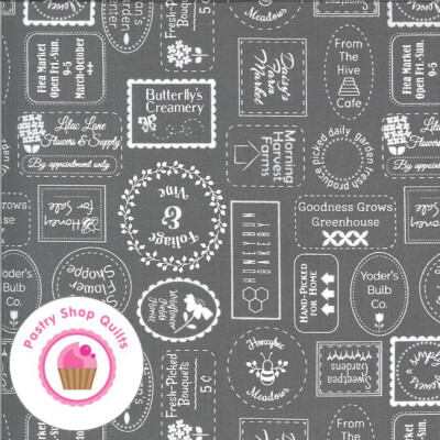 Moda SPRING BROOK 29115 23 Slate Gray COREY YODER Quilt Fabric