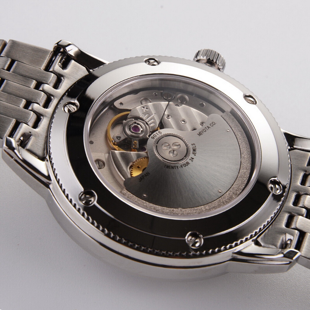 Pre-owned Epoch Men Automatic Watch Luxury Watches Luminous Mechanical Wristwatch 9015